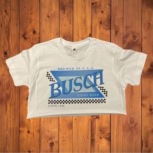Busch beer racing crop top . S- 3X available. Brand new.
